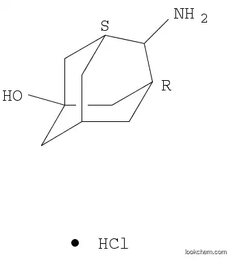 Molecular Structure of 62075-26-7 (Cis-4-Aminoadamantan-1-ol hydrochloride)